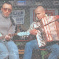 Сергей Шнуров и Андрей Антоненко (Андромедыч), 2000 год