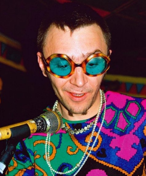 Сергей Шнуров. Фото 1998 год, портрет. Концерт группы Ленинград