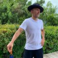 Сергей Шнуров в шляпе на отдыхе на Карибах. 2019 год